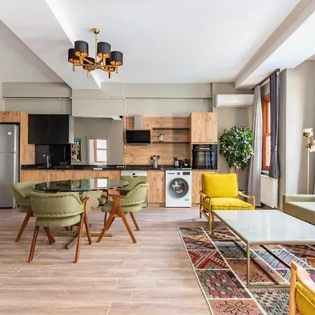 Stunning Bright Modern 1bd Balat Gem! #328 Apartman Isztambul