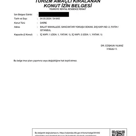 Daire Stunning Bright Modern 1bd Balat Gem! #328 *